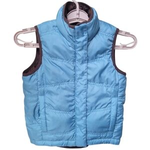 REI Reversible Goose Down Puffer Vest Size 6/7 GIrls